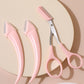Eyebrow Trimming Knife With Comb Curved Moon Small Beauty Supplies Gadgets
