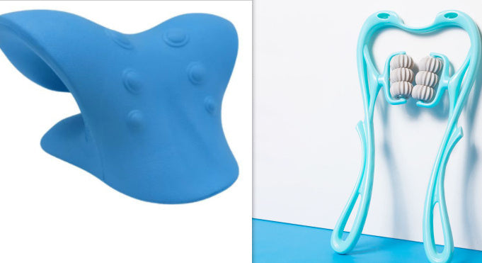 -wheel Neck Massager Massage Relieve Roller Massage Tool