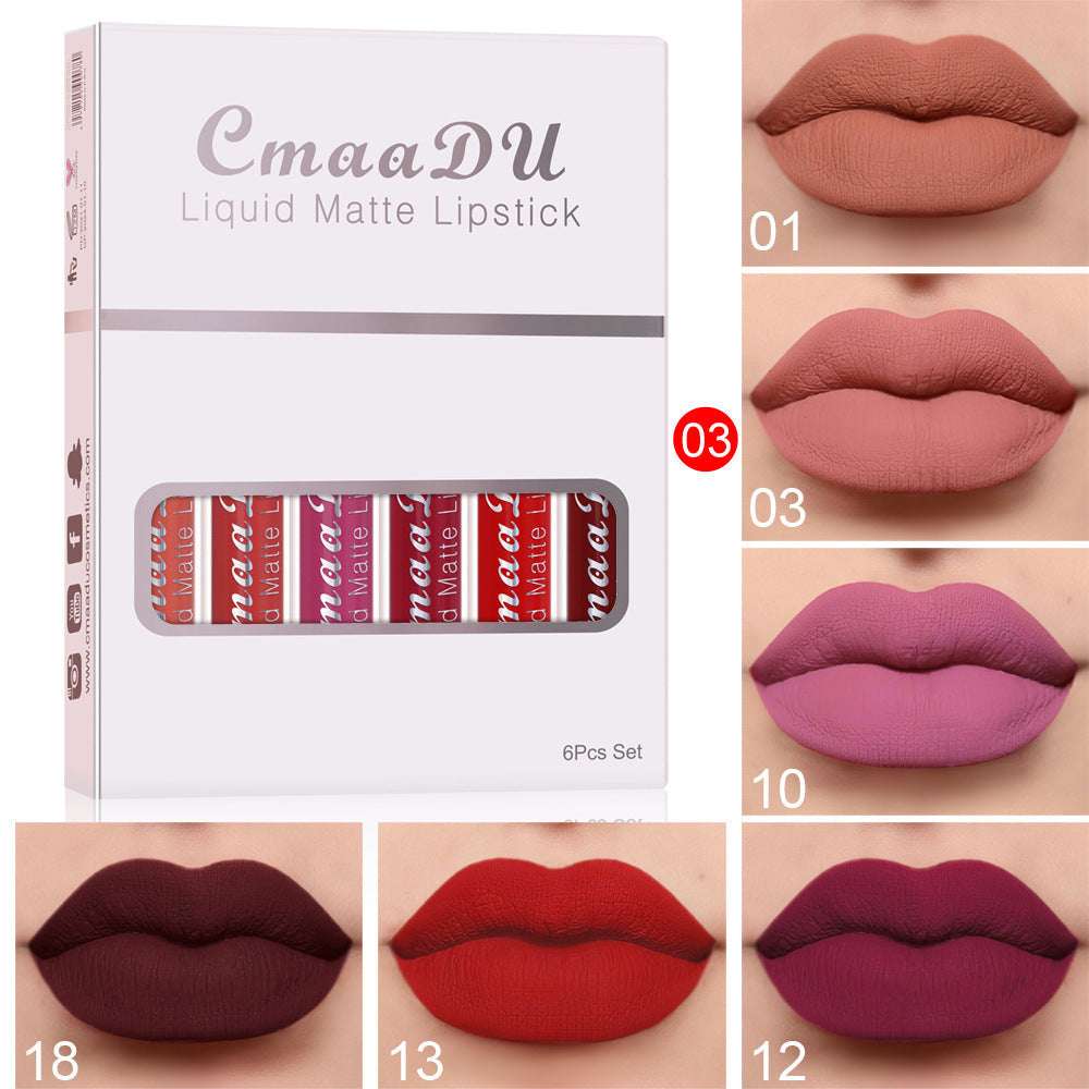 -stick Cup Waterproof Lipstick Long Lasting Lip Gloss