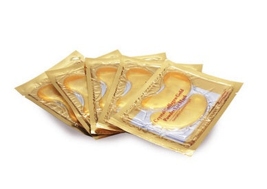 10pcs5packs Gold Crystal Collagen Eye Mask Eye Patches Eye Mask