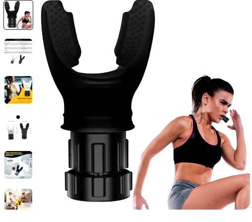 Silicone Breathing Exercise Device