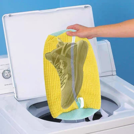 Washing Machine Reusable Zipper Shoe Washing Bag Sneaker Tennis Shoe Cleaner Kit Remove Dirt