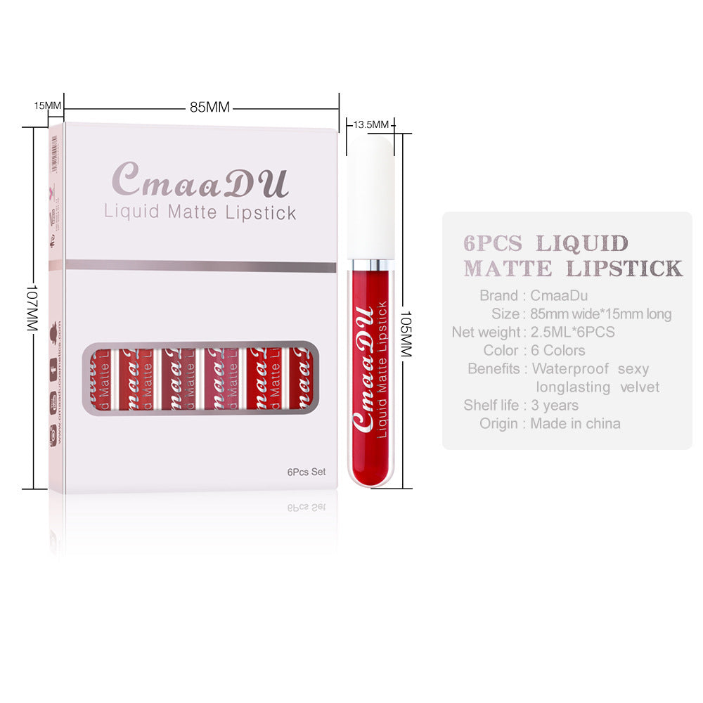 -stick Cup Waterproof Lipstick Long Lasting Lip Gloss