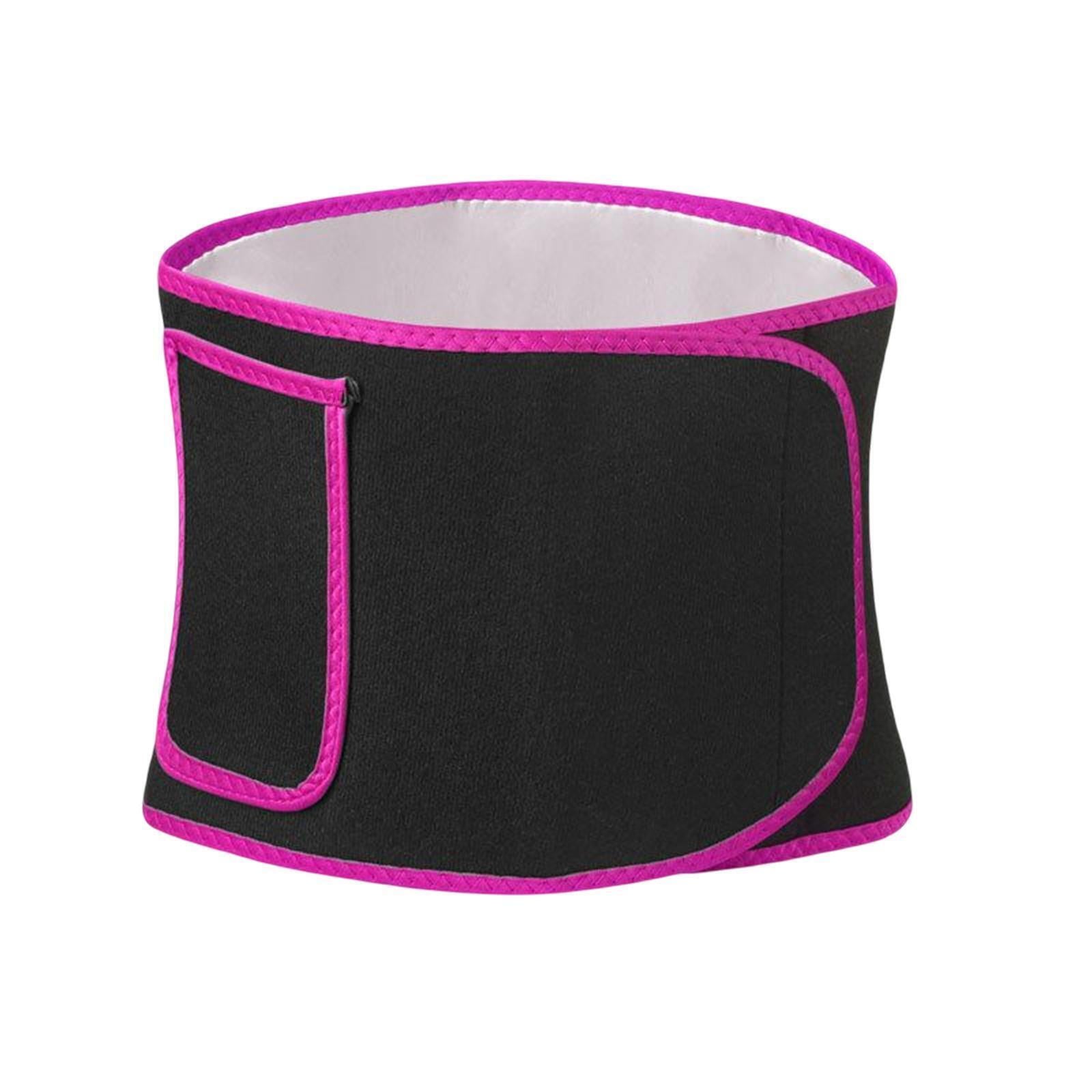 Women Waist Trainer Silver Ion Rubber Belt Tummy Control Yoga Gym Body Shaper