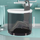 athletes long lasting insulated ice tub, spa soaking bucketrecovery ice tub foldable bathtub outdoor portable cold water therapy tub fitness rehab ice tub