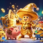 Spinning reels and golden treasures illustrate the dynamic world of payid online casinos.